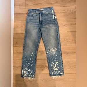 Madewell Distressed Dad Jeans Sz 23